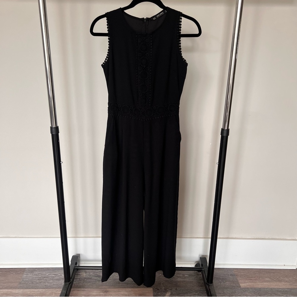 Zara Basics Black Jumpsuit